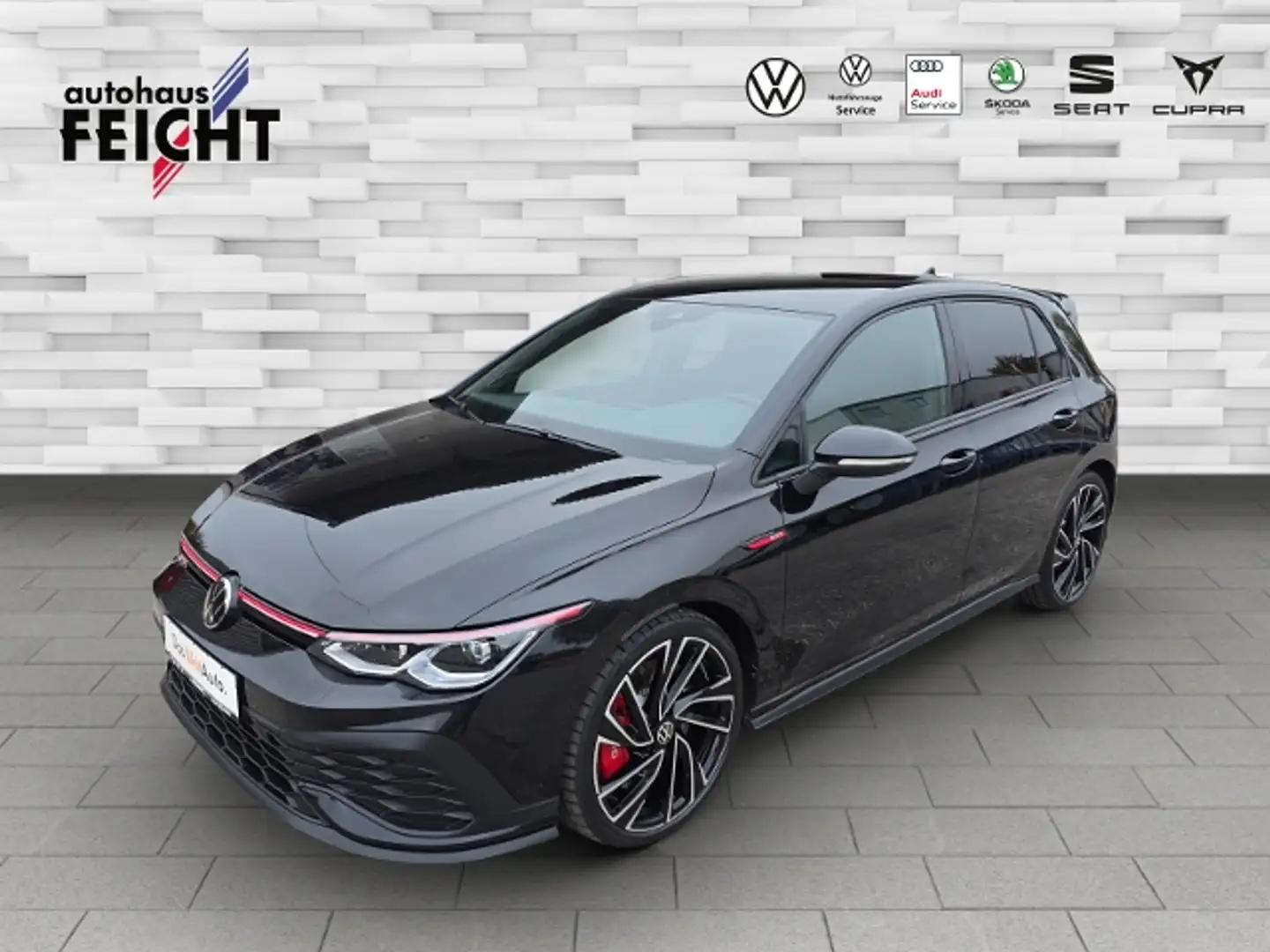 Volkswagen Golf VIII GTI Clubsport 2.0 TSI NAVI+LED+RFK+APP Чёрный - 1
