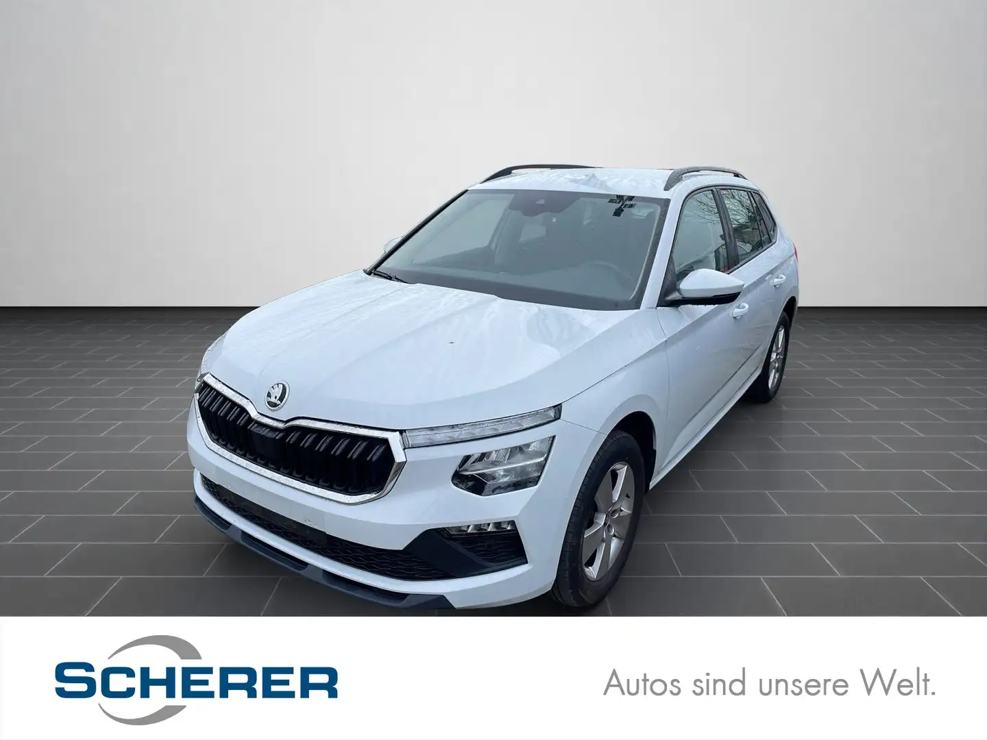 Skoda Kamiq 1,0 TSI DSG Selection LED/NAIVI/LAne Assis Weiß - 1