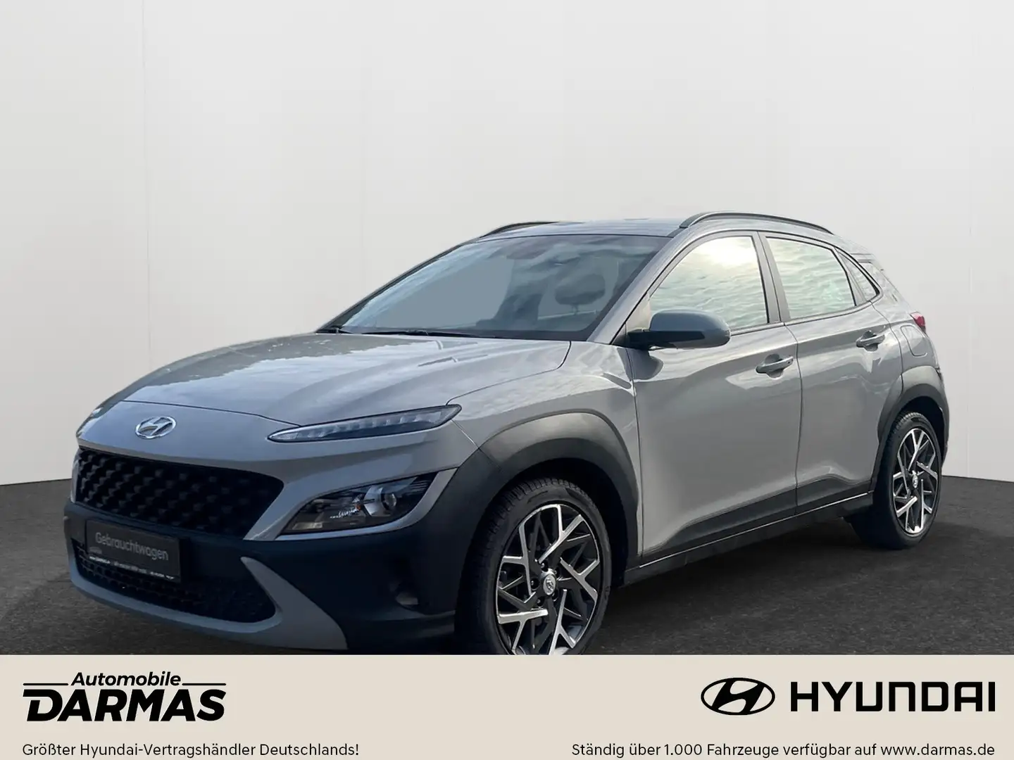 Hyundai KONA Kona Hybrid Trend SHZ LHZ Navi RFK Gris - 1