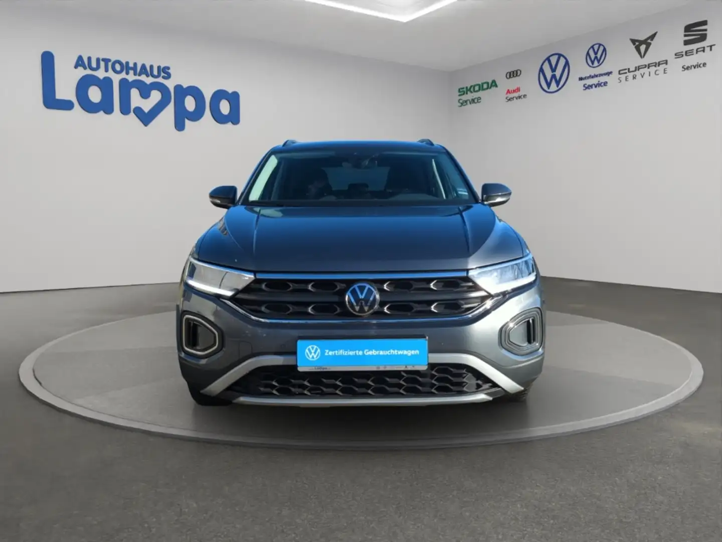 Volkswagen T-Roc Life 1.0 TSI 6-Gang NAV,SHZ,DAB+,LED Gris - 2