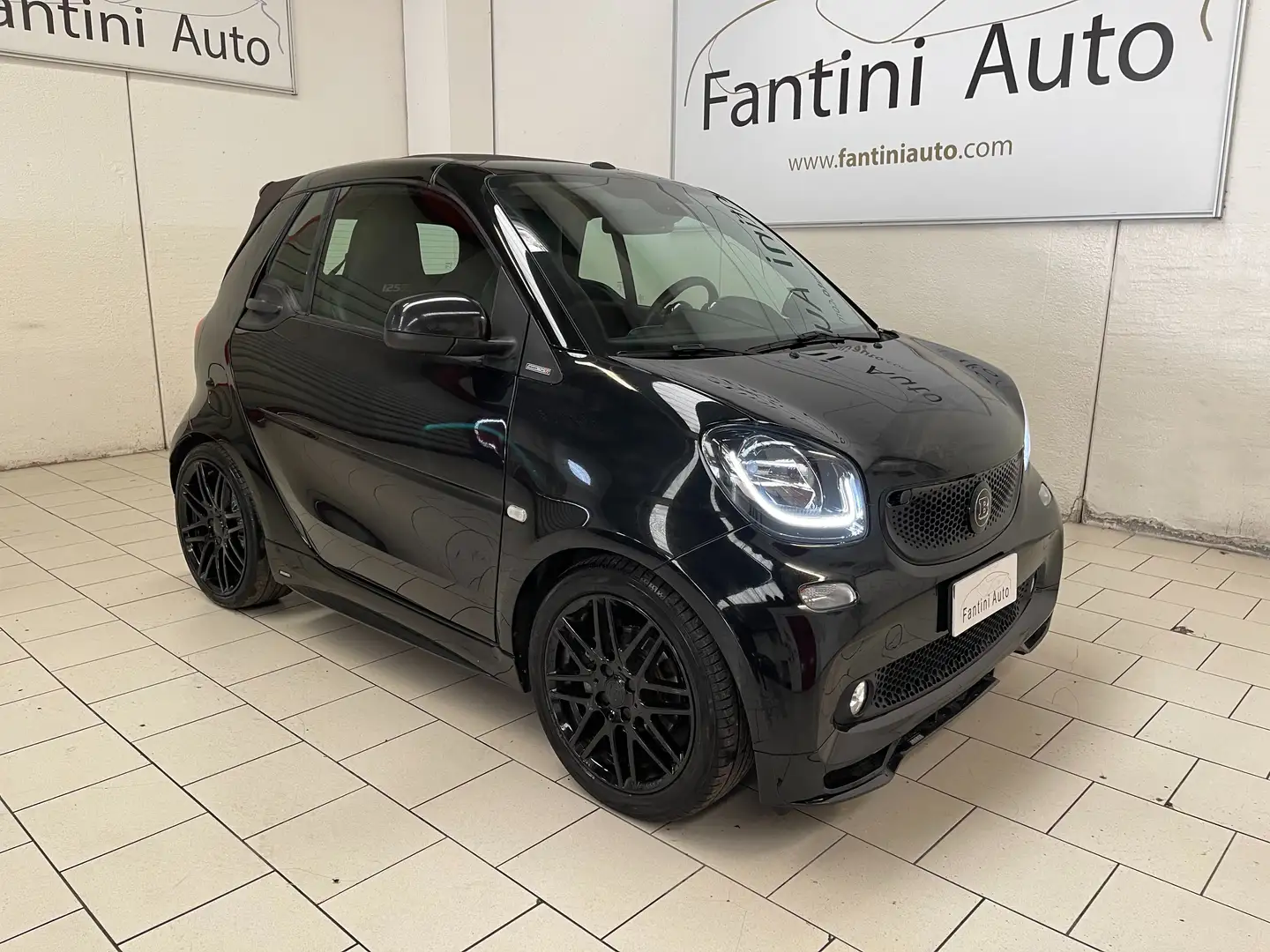 smart forTwo Cabrio Brabus 125R c.auto-LEGGI SOTTO Noir - 1