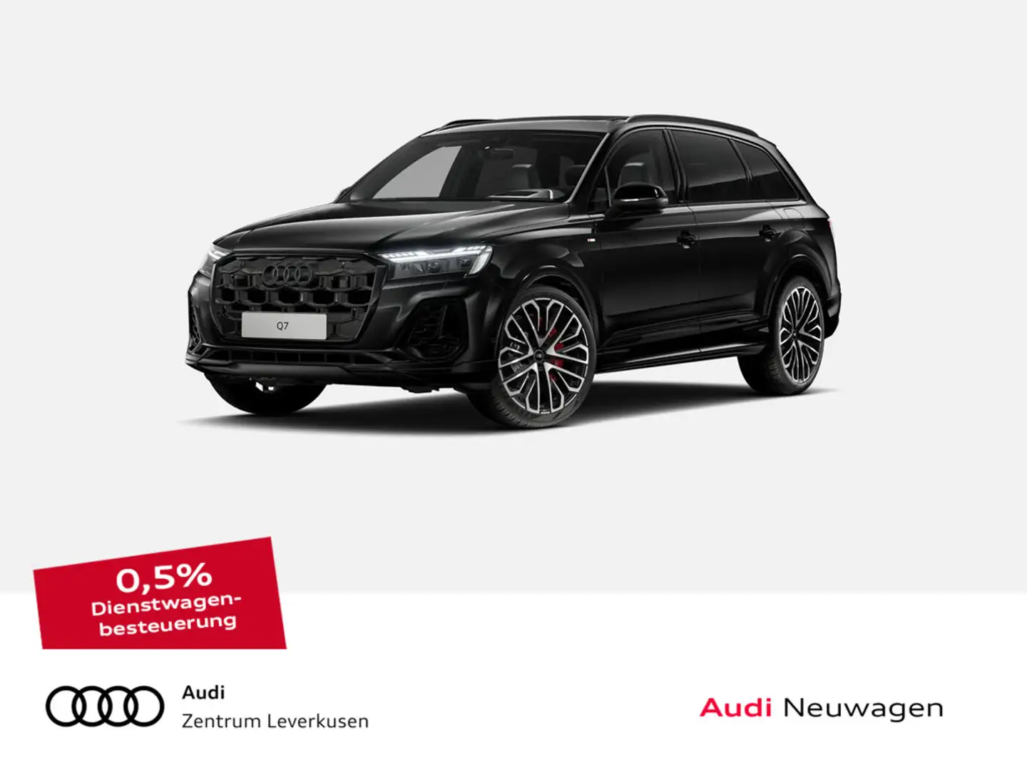 Audi Q7 TFSI e S line business LASER B&O PANO AHK Schwarz - 1