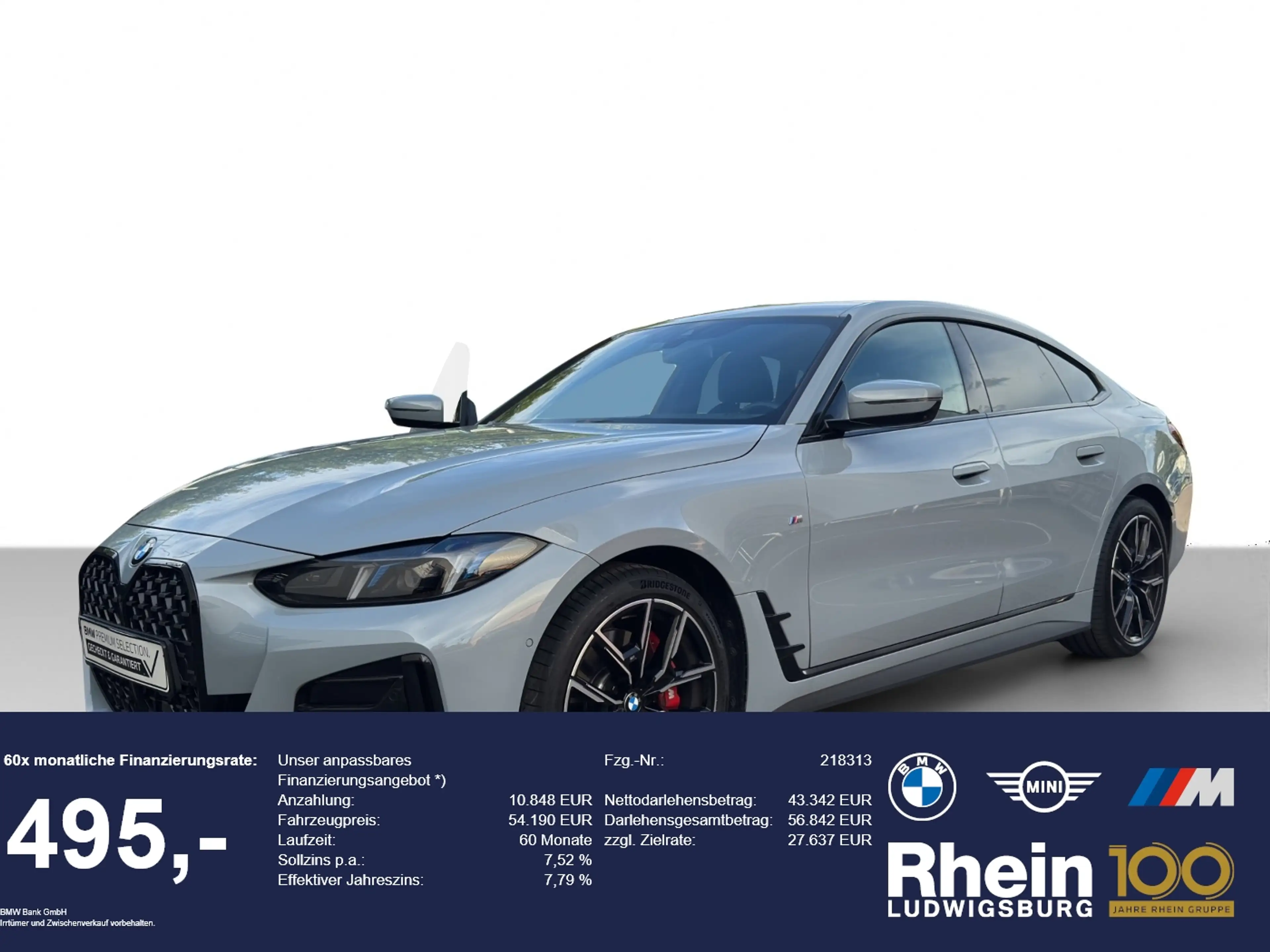 BMW 430 i xDrive Gran Coupé M Sport Navi.LED.ACC.360°