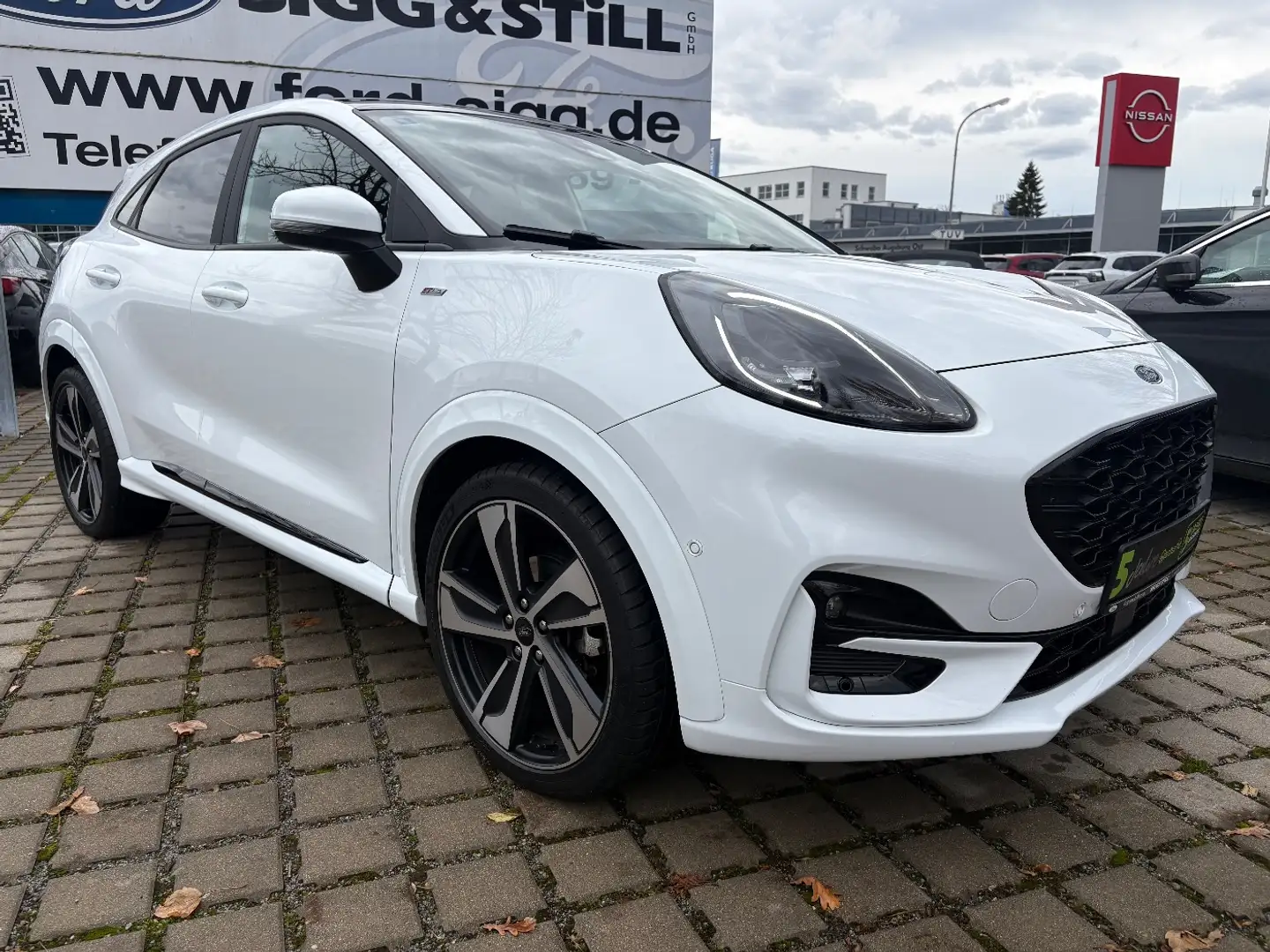 Ford Puma 1.0 ST-Line X AT *PANO*LED*ACC*NAV*SHZ*CAM*LM19* Blanc - 2
