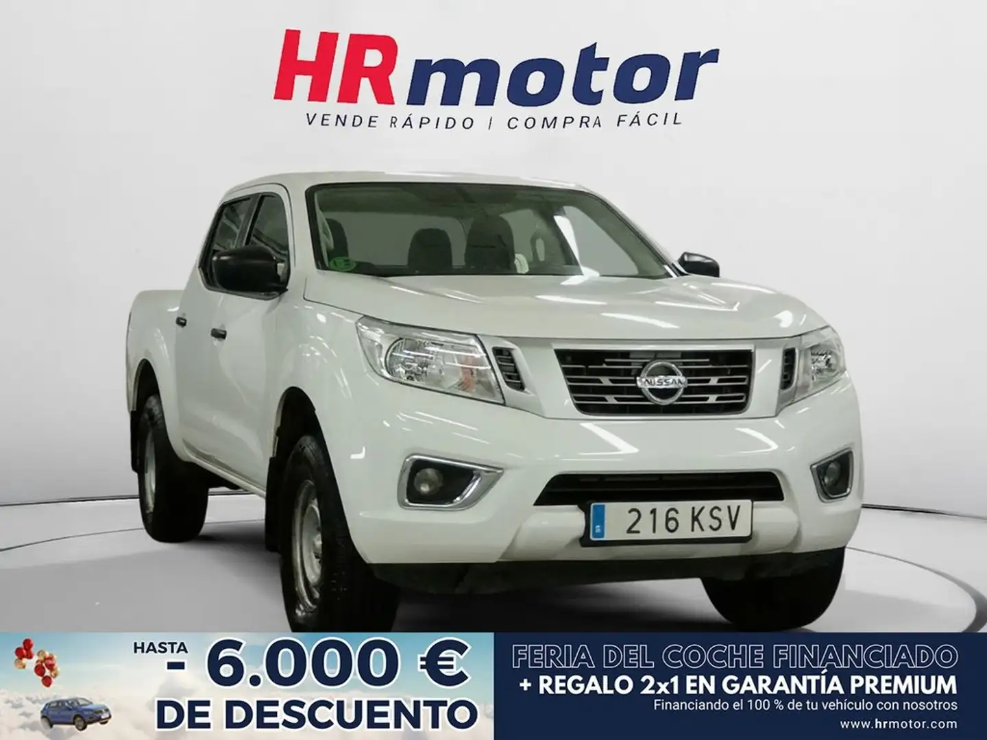 Nissan Navara NP300 2.3 dCi Visia Double Cab 4x4 Blanco - 1