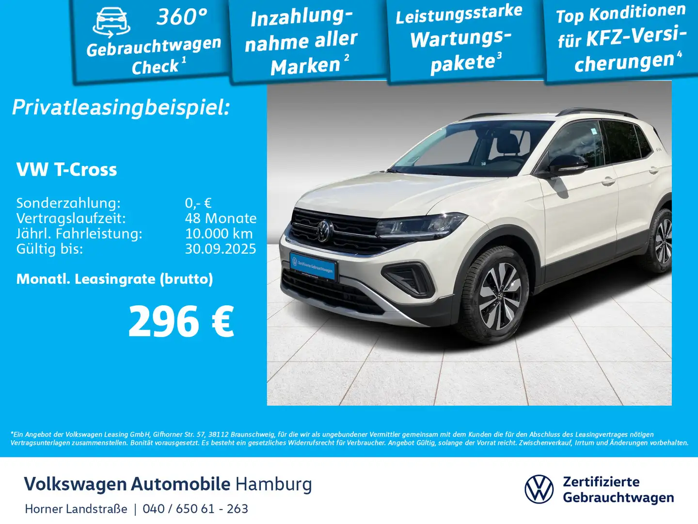 Volkswagen T-Cross Goal 1.0TSI Sitzheizung Einparkhilfe ACC Grau - 1