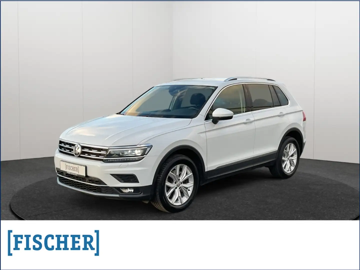 Volkswagen Tiguan 2.0TDI 4Motion DSG Highline LED AHK Navi PDC Weiß - 1