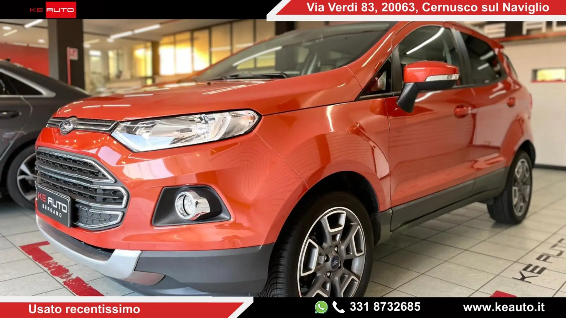 Ford EcoSport EcoSport 1.0 ecoboost  125cv Titanium Arancione - 1