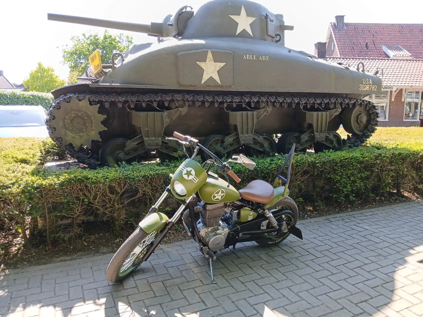 Suzuki LS 650 savage bobber Vert - 1