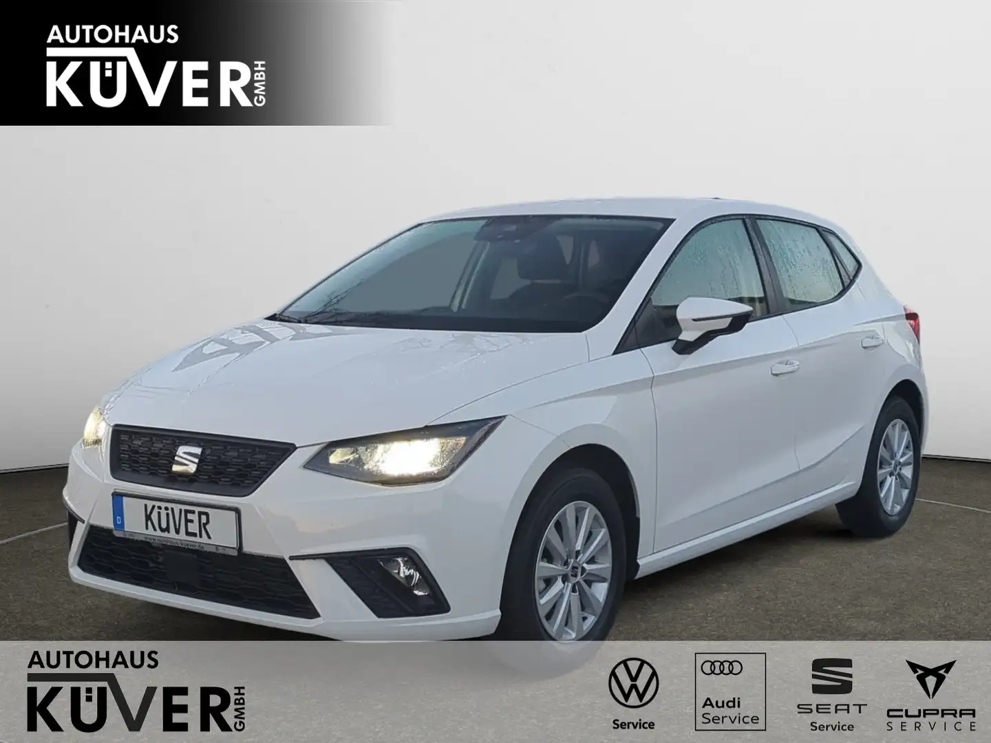 SEAT Ibiza Reference 1.0 GRA+Shzg.+Einparkh.+CarPlay LED*PDC* Weiß - 1