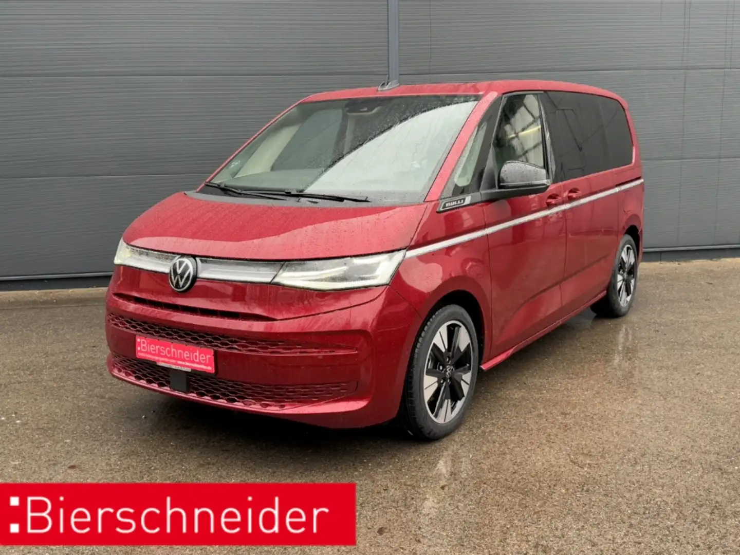 Volkswagen T7 Multivan KÜ 2.0 TDI DSG Style 7-S. VIS-A-VIS NAVI-PRO PANOR Rot - 1