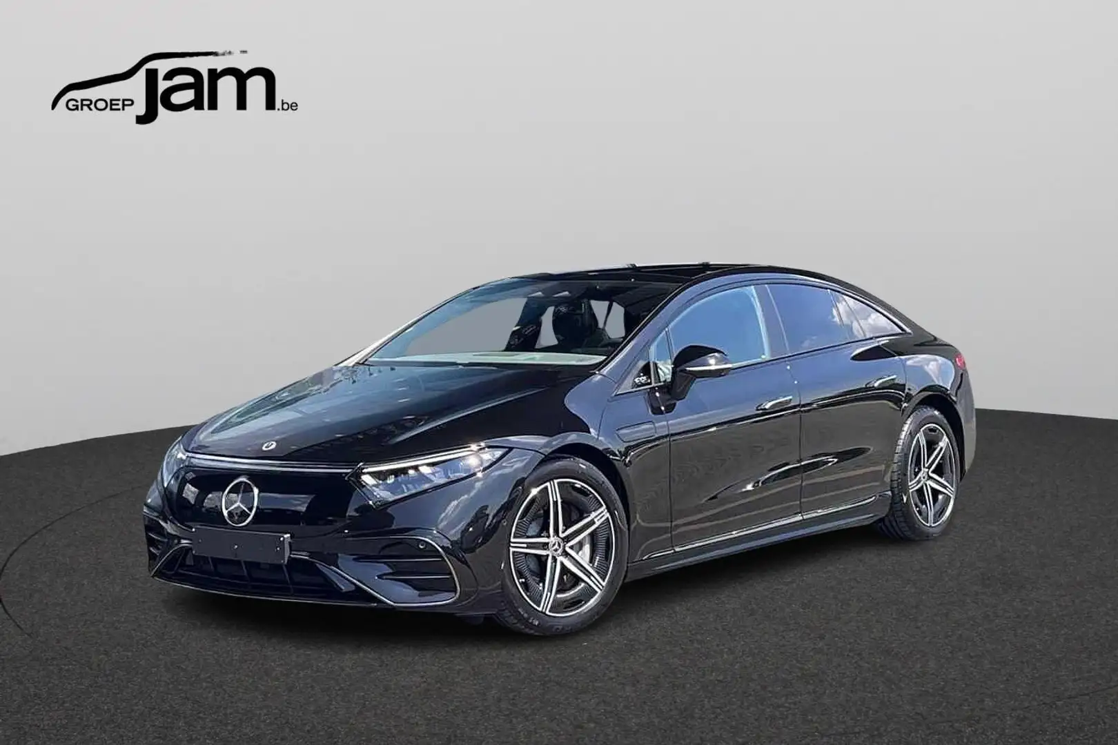 Mercedes-Benz EQS 450+ AMG/Pano/massagezetels/full Noir - 1
