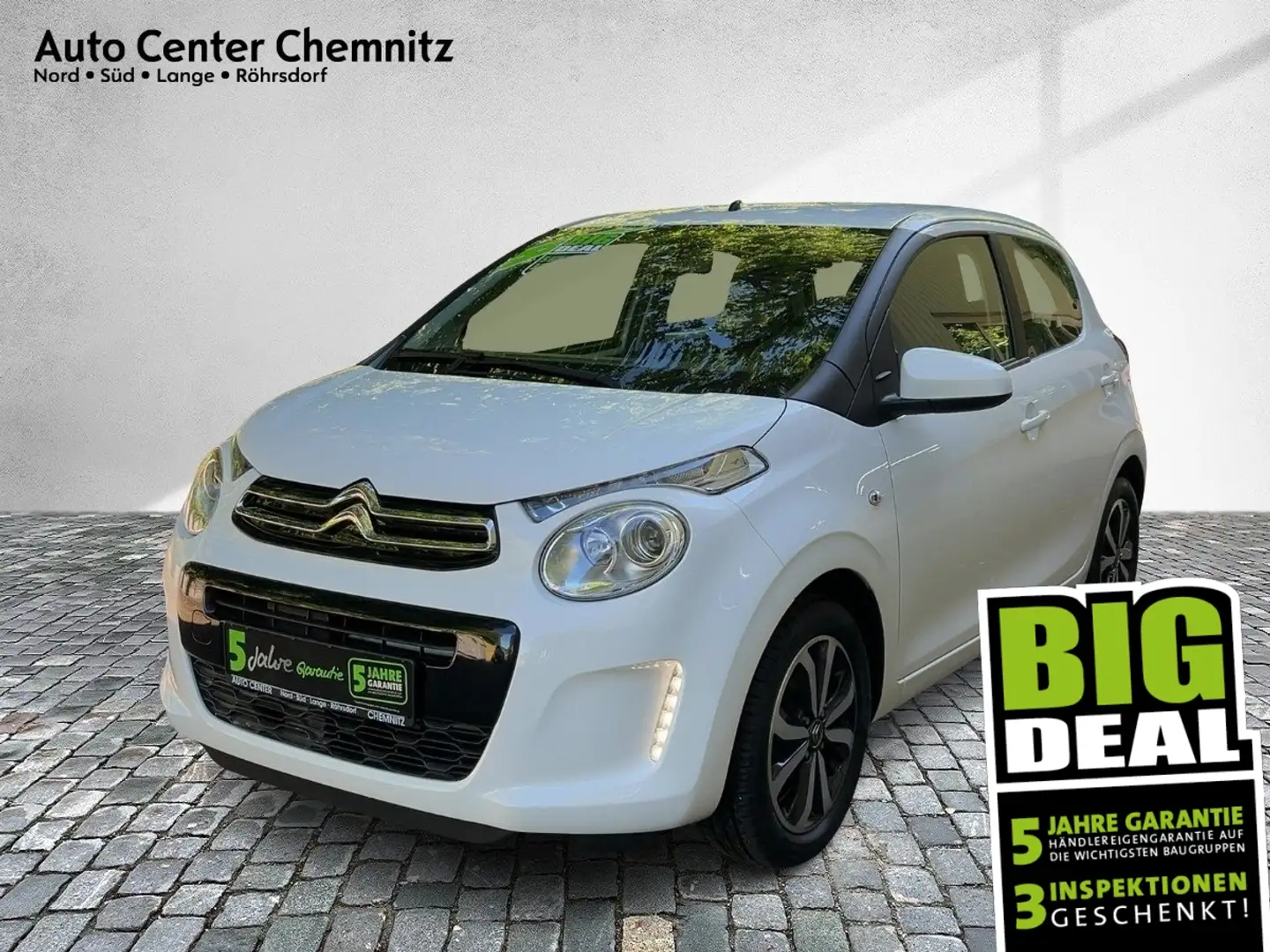 Citroen C1 VTI 72 Shine 5türig Klimaautomatik/SHZ/Kamera Blanc - 1