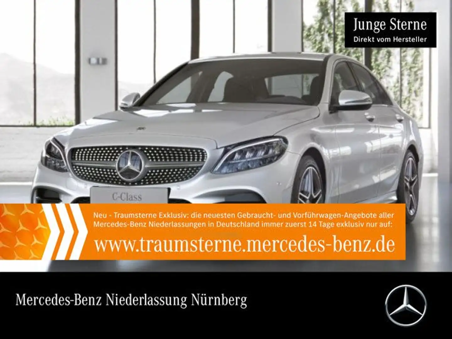 Mercedes-Benz C 300 e AMG+LED+KAMERA+KEYLESS+9G Weiß - 1