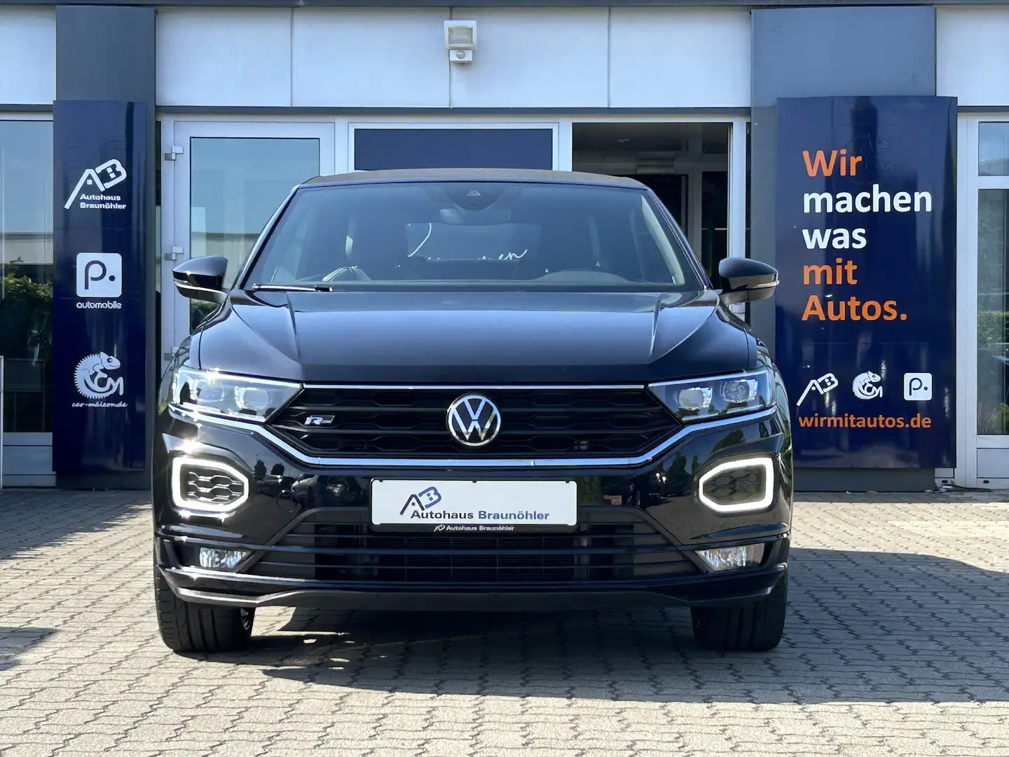Volkswagen T-Roc Cabriolet R-Line 1.5 TSI DSG*AHK*Kamera* Schwarz - 1