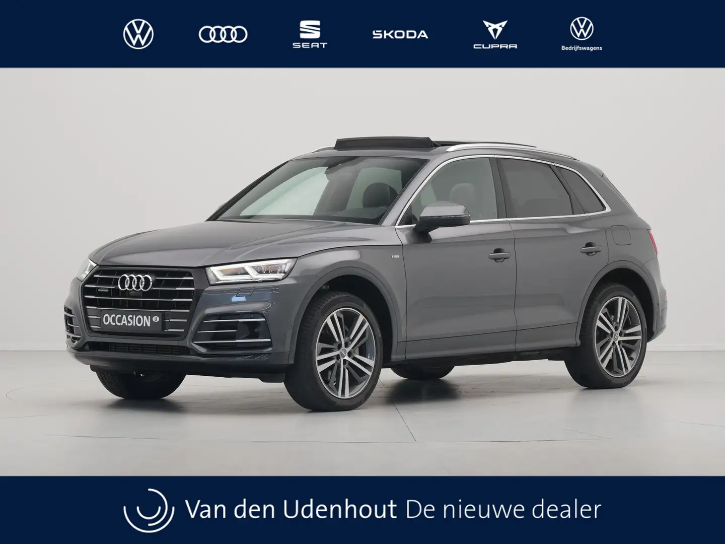 Audi Q5 55 TFSI e quattro Competition Panoramadak Lederen Gris - 1