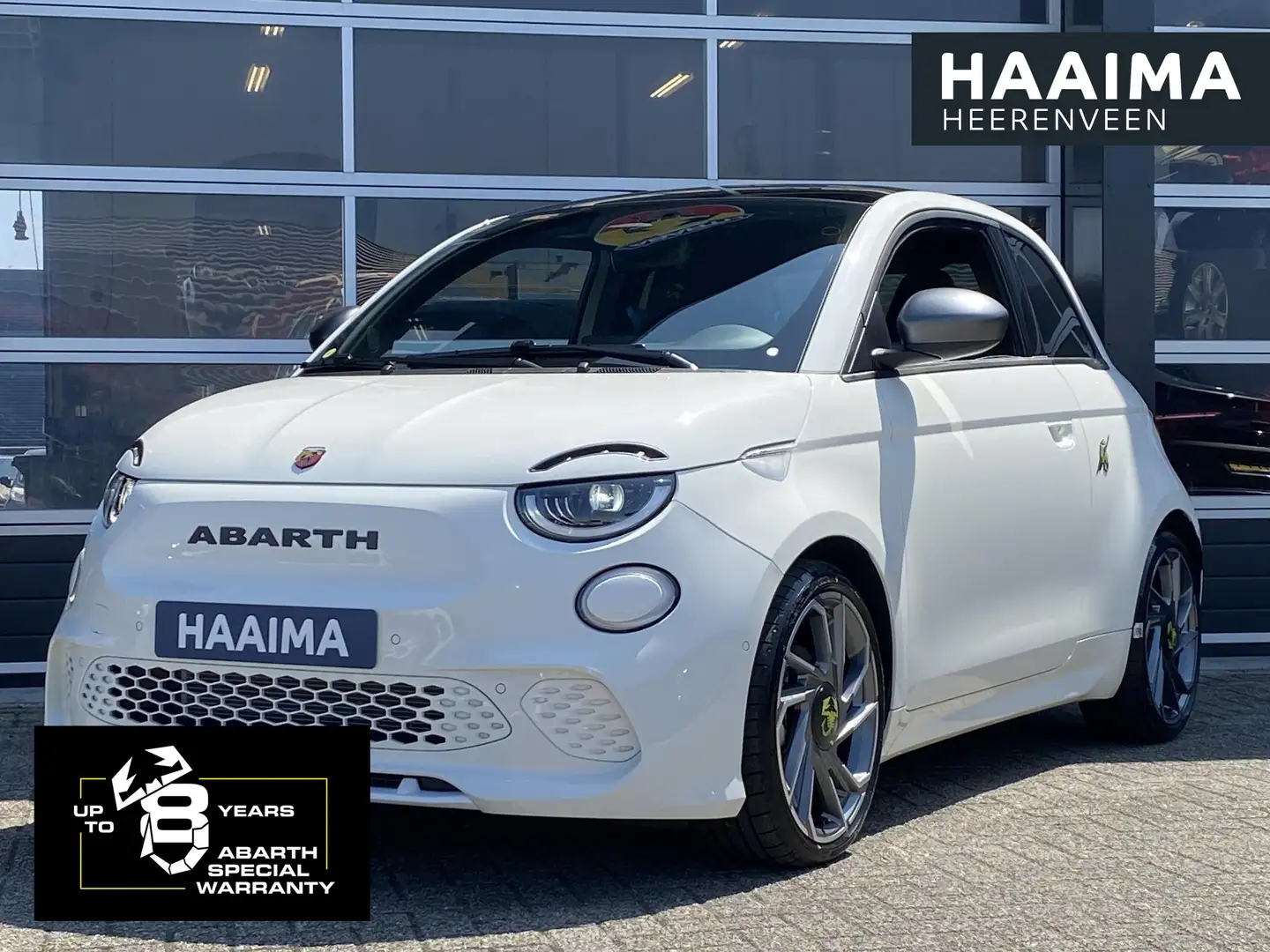 Abarth 500 Turismo 42 kWh | NIEUW | Eyecatcher | Alcantara | Wit - 1