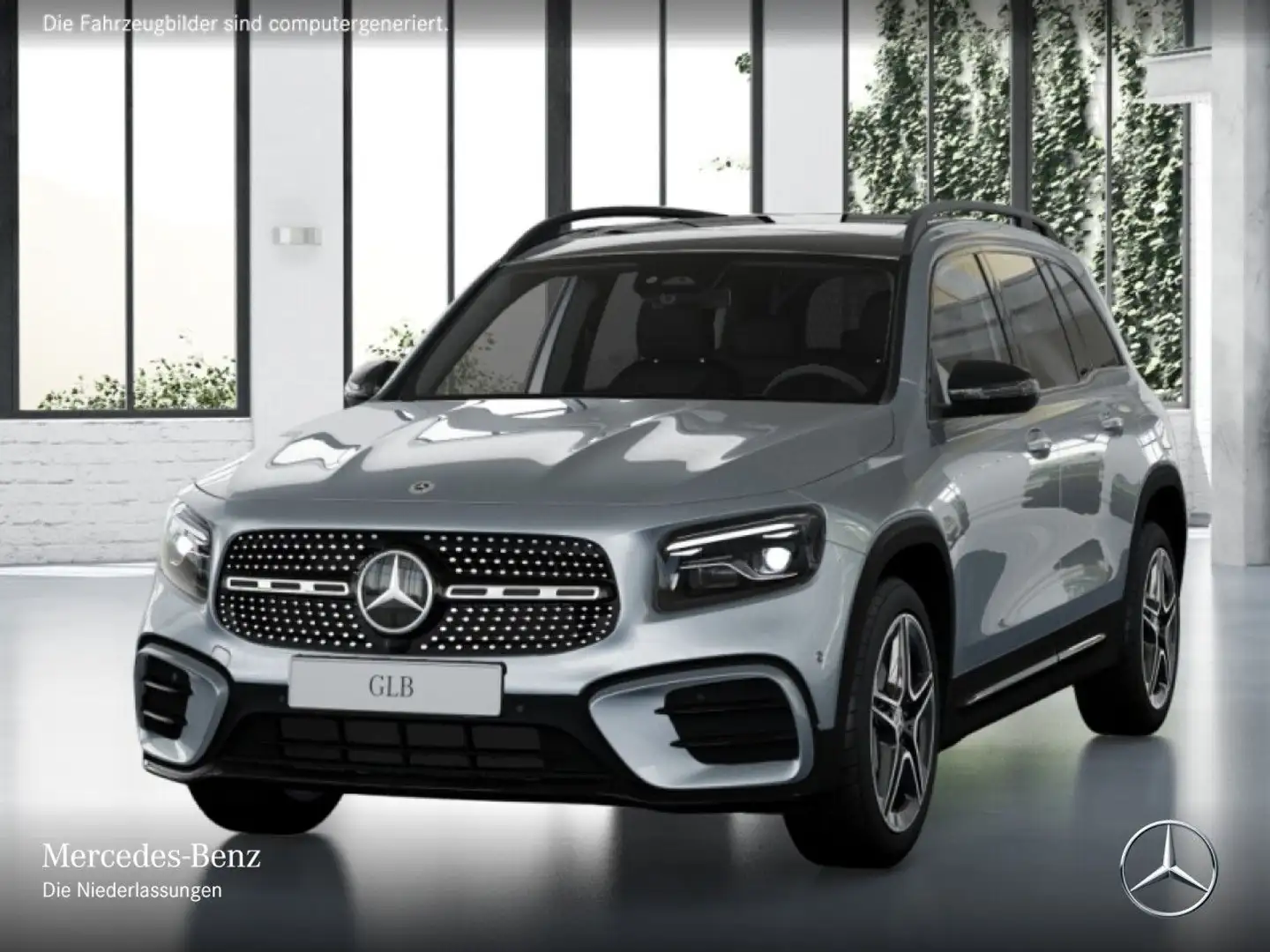 Mercedes-Benz GLB 200 AMG+NIGHT+PANO+360°+MULTIBEAM+19"+TOTW+7G Silber - 2