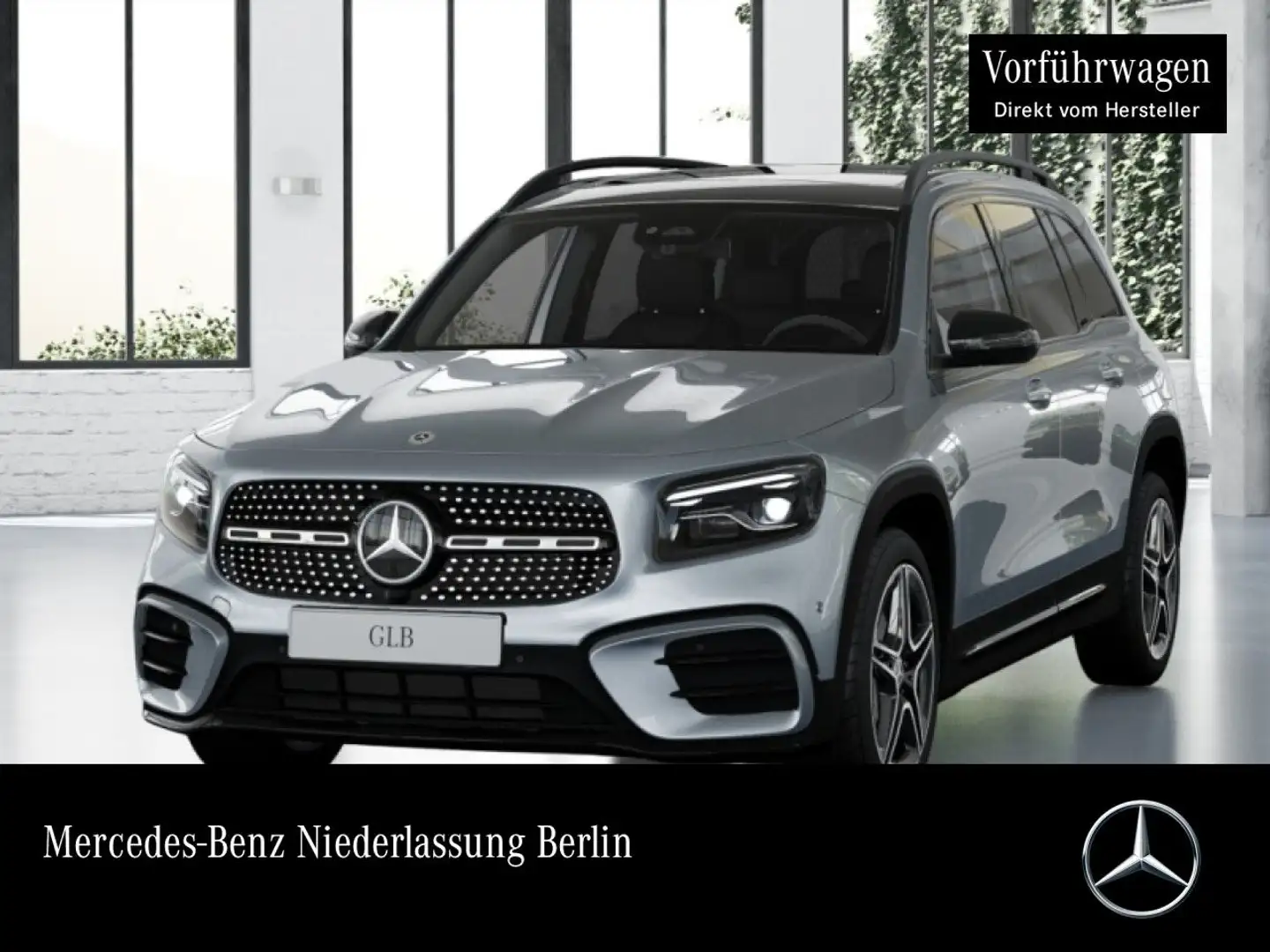 Mercedes-Benz GLB 200 AMG+NIGHT+PANO+360°+MULTIBEAM+19"+TOTW+7G Silber - 1