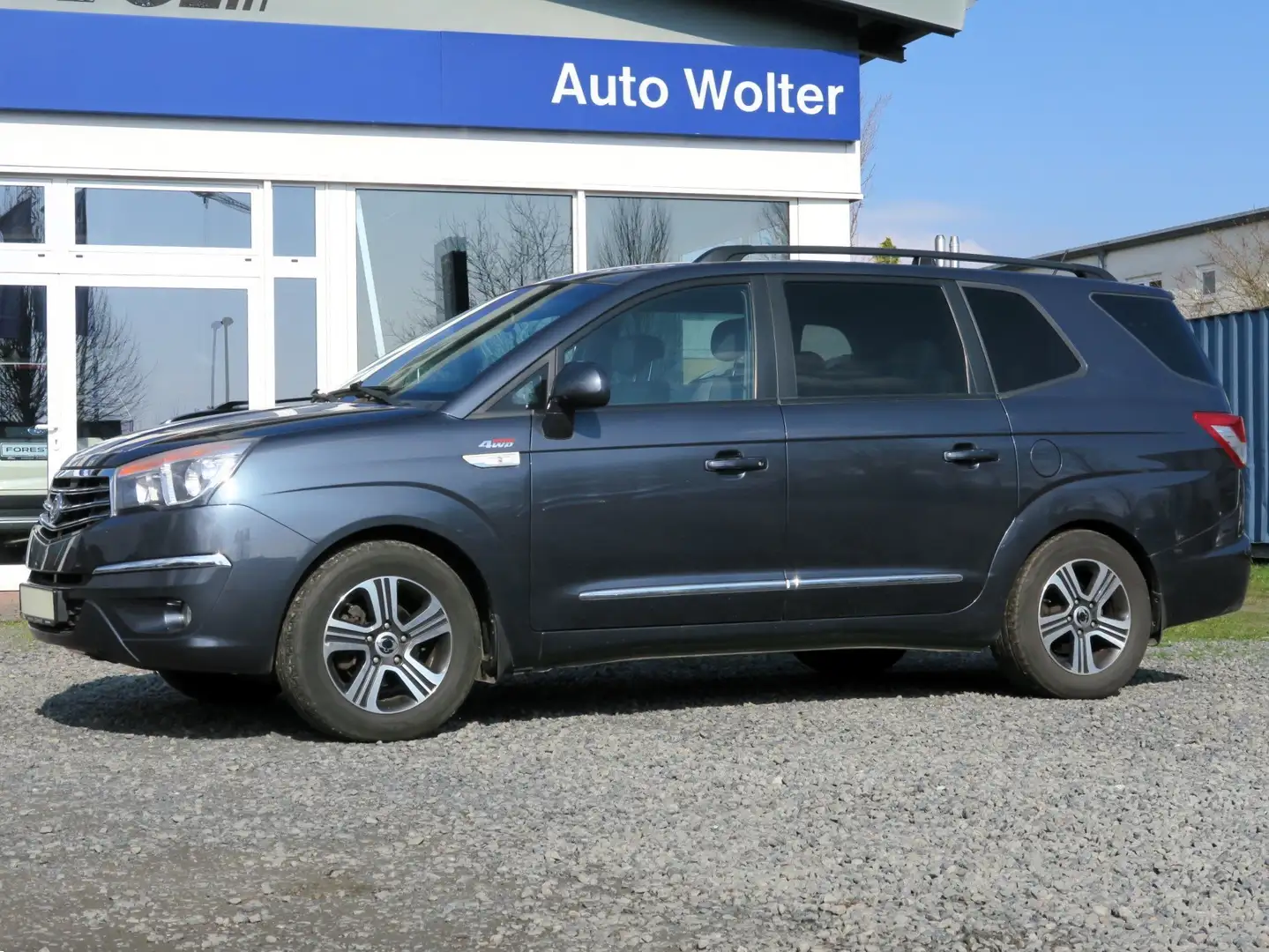 SsangYong Rodius 7-SITZER ALLRAD LEDER SHZ1.HD WKR alleINSP.GARANTI Szürke - 1