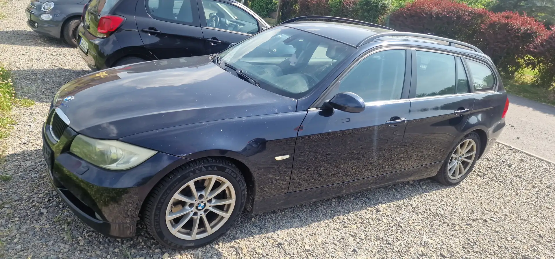 BMW 320 320d DPF Touring Fekete - 1