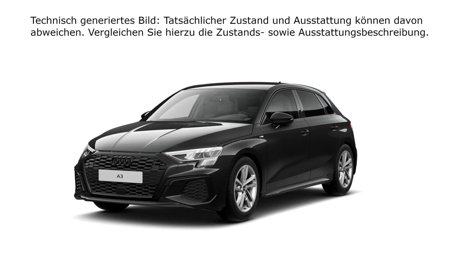 Audi A3 35 TFSI Sportback S line Schwarz - 2