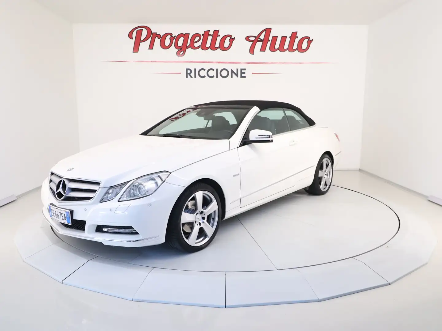 Mercedes-Benz E 220 Classe E cdi be Avantgarde BIXENO TEL NAVI PELLE Wit - 2