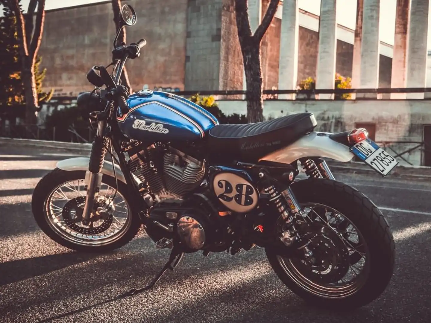 Harley-Davidson Sportster 1200 Bleu - 2