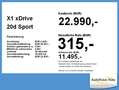 BMW X1 xDrive 20d Sport Line inkl. BigDeal Blau - thumbnail 4