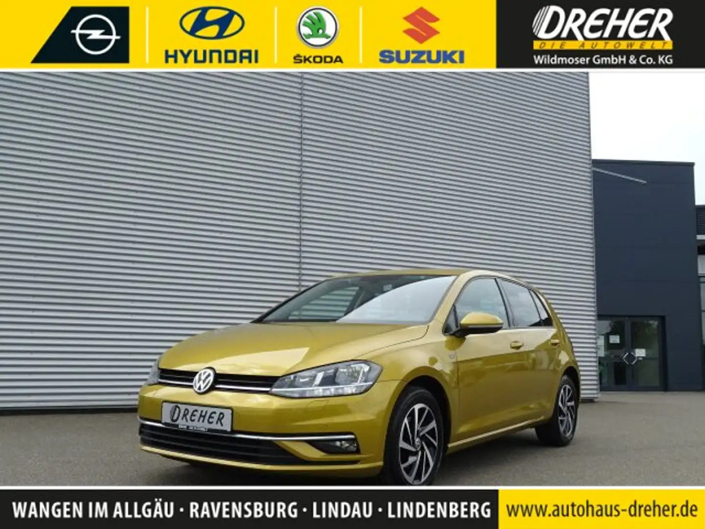Volkswagen Golf Golf VII 1.5 TSI ACTJoin Navi/Sitzhzg./LM Style BC Gelb - 1