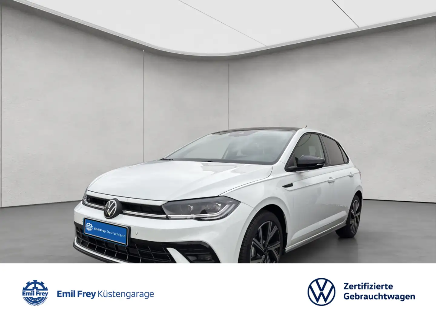 Volkswagen Polo 1.0 TSI DSG R-Line ACC NAVI REAR-VIEW SHZ Weiß - 1