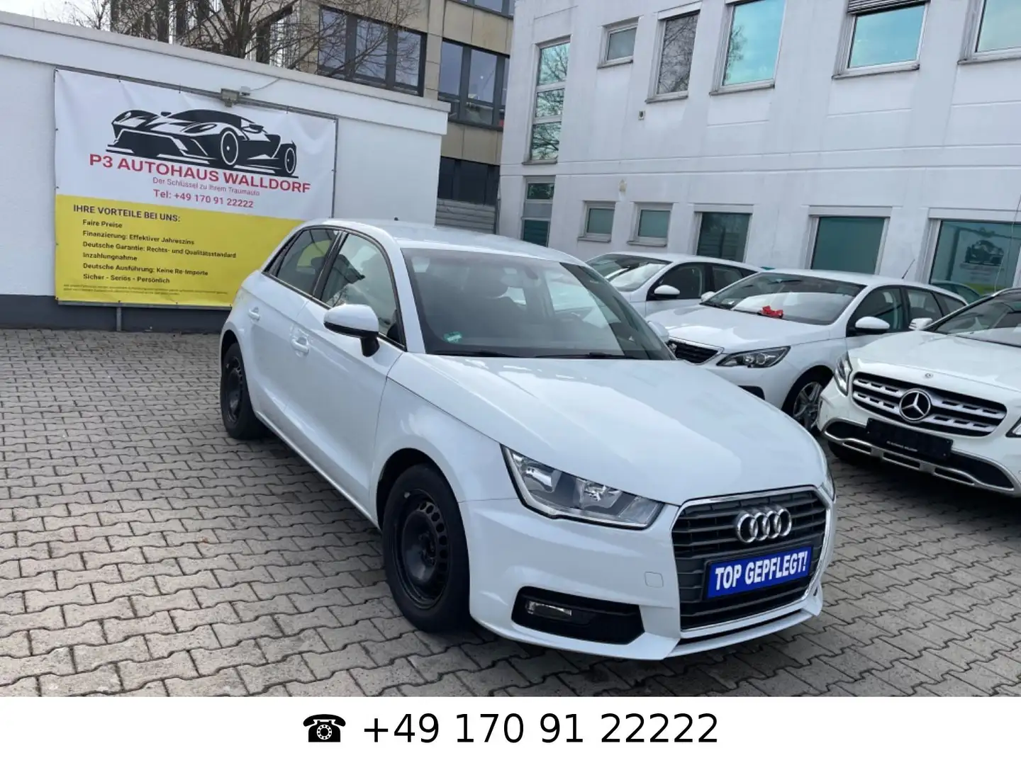 Audi A1 1.0 TFSI Ultra Sportback +Klima+Euro6+SHZ+Xen Bianco - 1