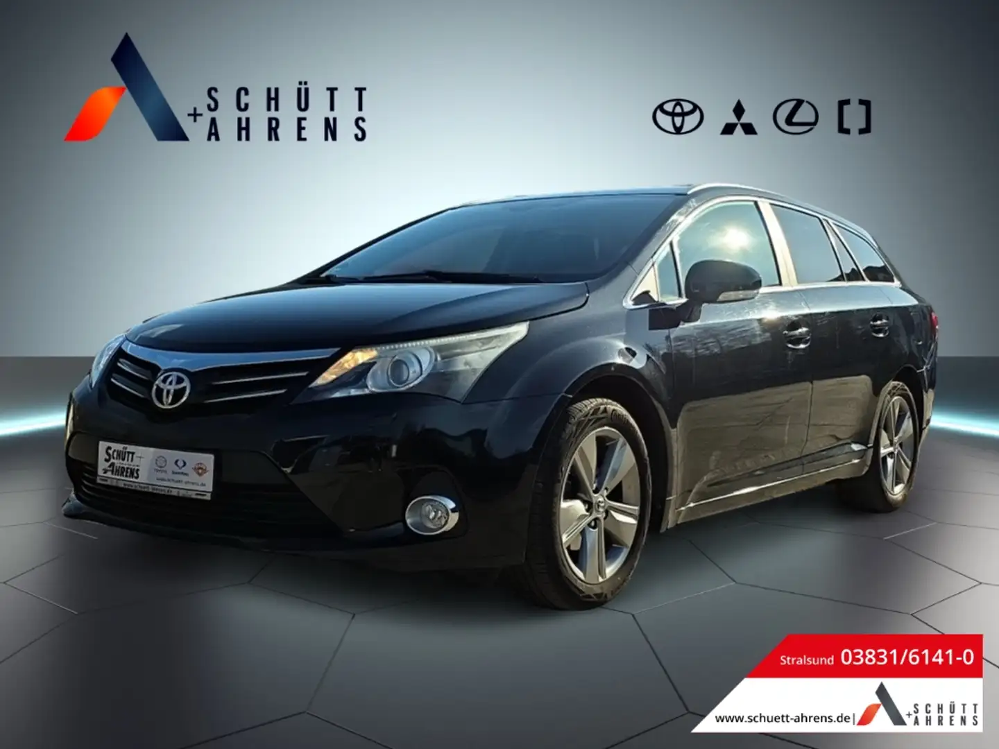 Toyota Avensis Kombi Temp ZV Bluetooth Freisprech Klimaautom Rege Negro - 1