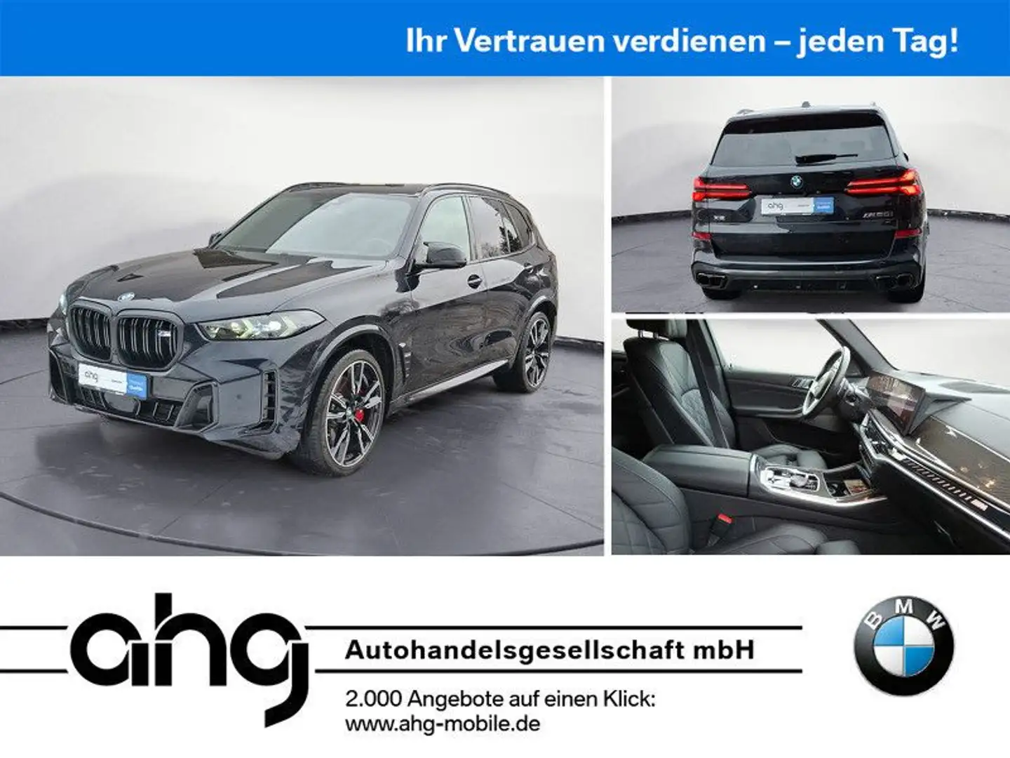 BMW Sonstige X5 M60i *Shadow*Gestik*Memory*Navi*Pano*Kamera*T Schwarz - 1