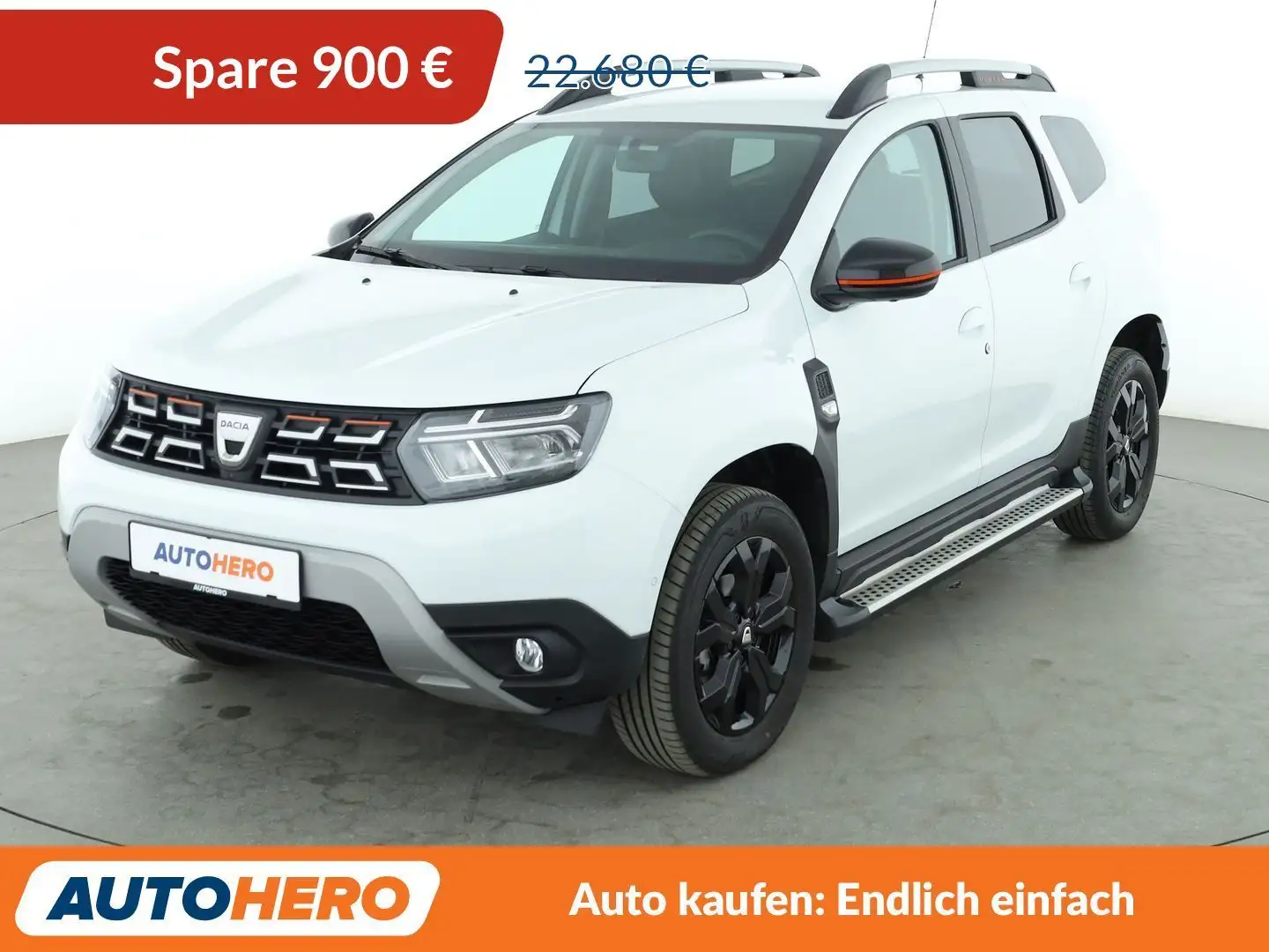 Dacia Duster 1.3 TCe Extreme Aut.*NAVI*360°*PDC*SHZ*TEMPO*KLIMA Weiß - 1