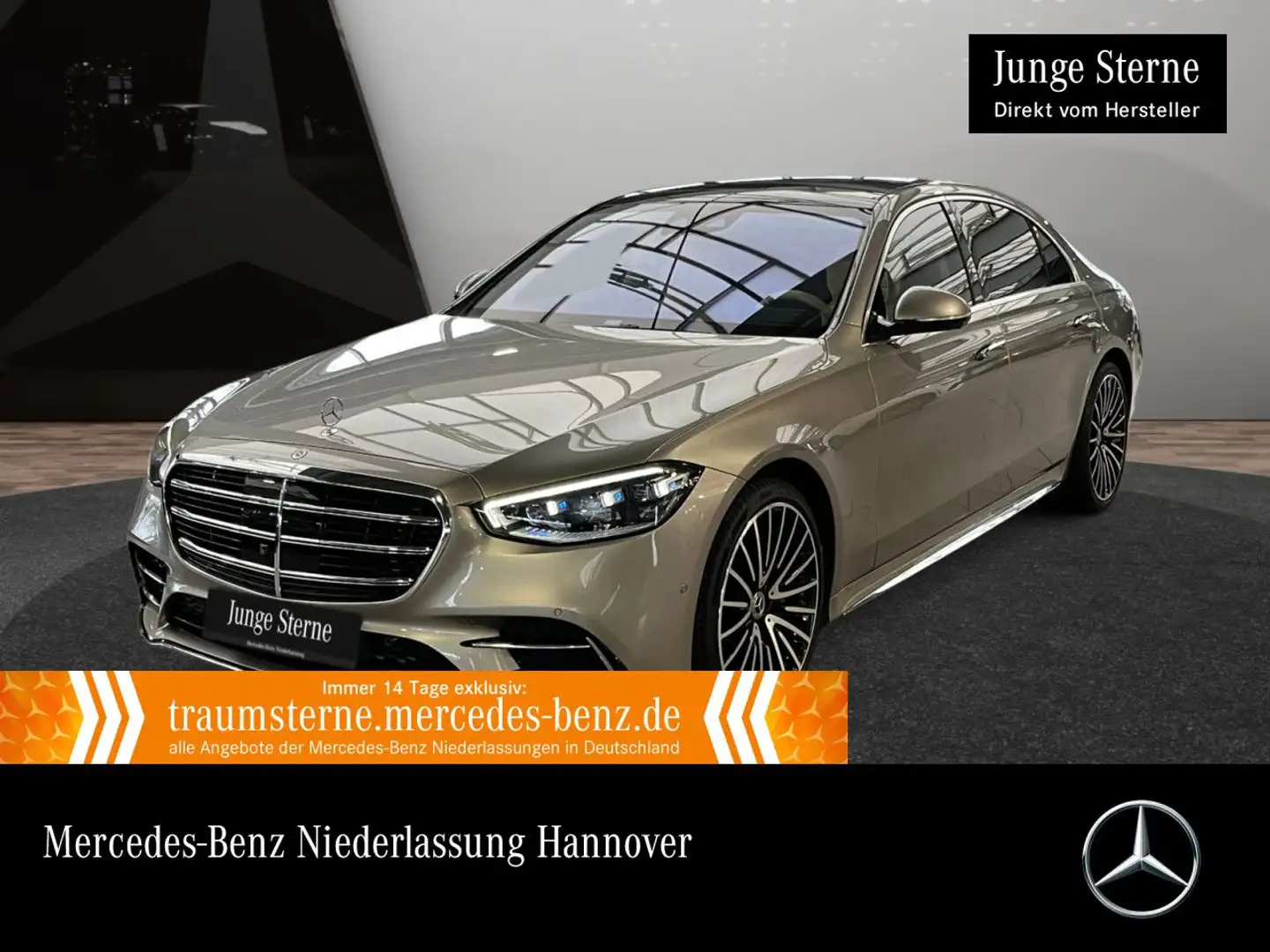 Mercedes-Benz S 350 d L 4M AMG+PANO+360+DIGITAL-L+BURMESTER4D+TV Silber - 1