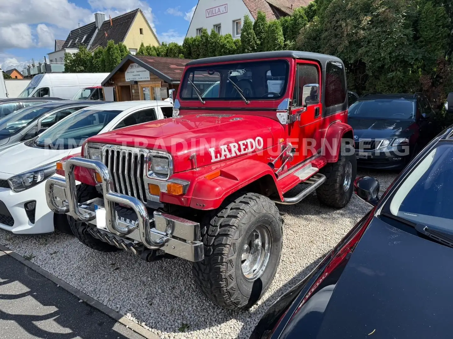 Jeep Wrangler 4.0 HOCH-BREIT-H-ZULASSUNG Roşu - 1
