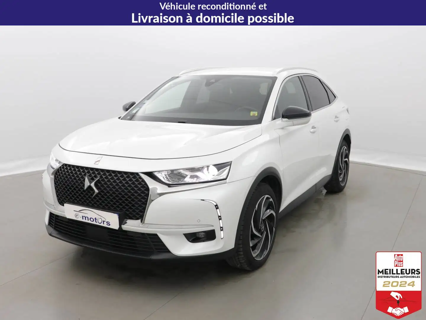 DS Automobiles DS 7 Crossback Hybride E-Tense 225 EAT8 Bastille + Attelage Blanc - 1