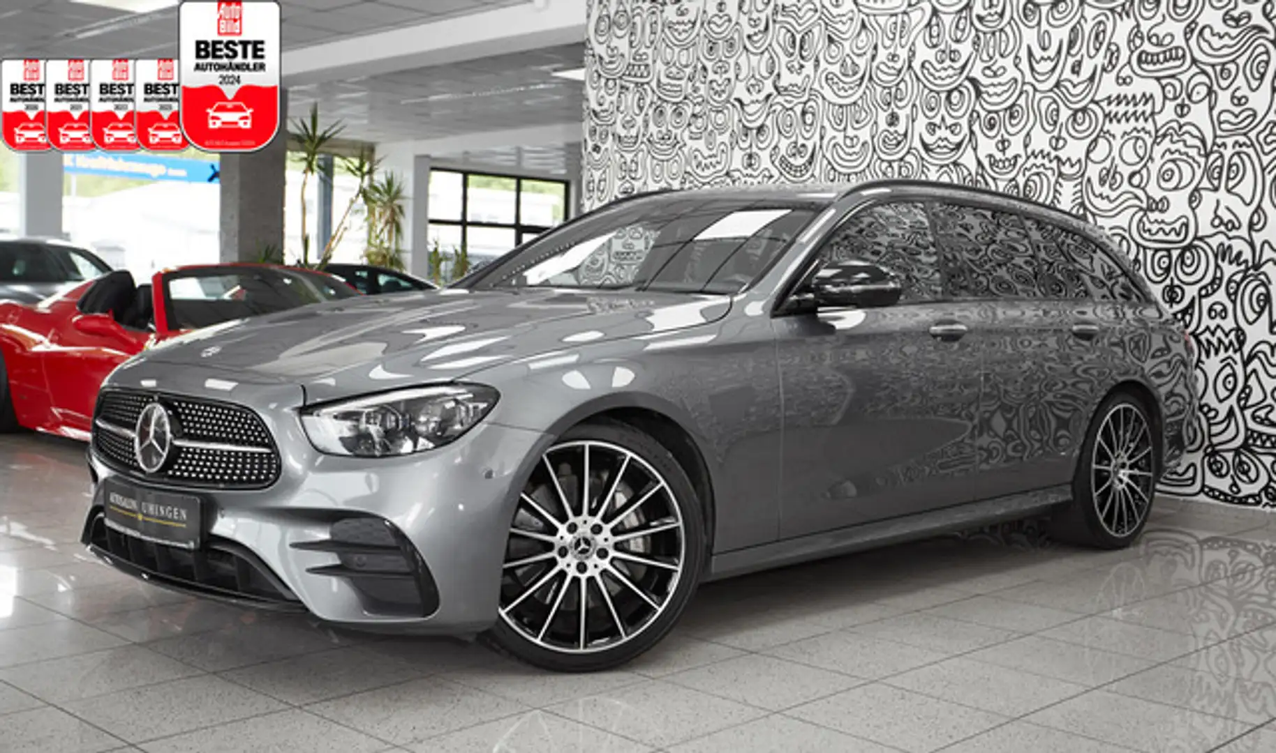 Mercedes-Benz E 300 3x AMG SPORT*LUFT*MBUX*WIDE*DISTRO*BURMEST Grey - 1