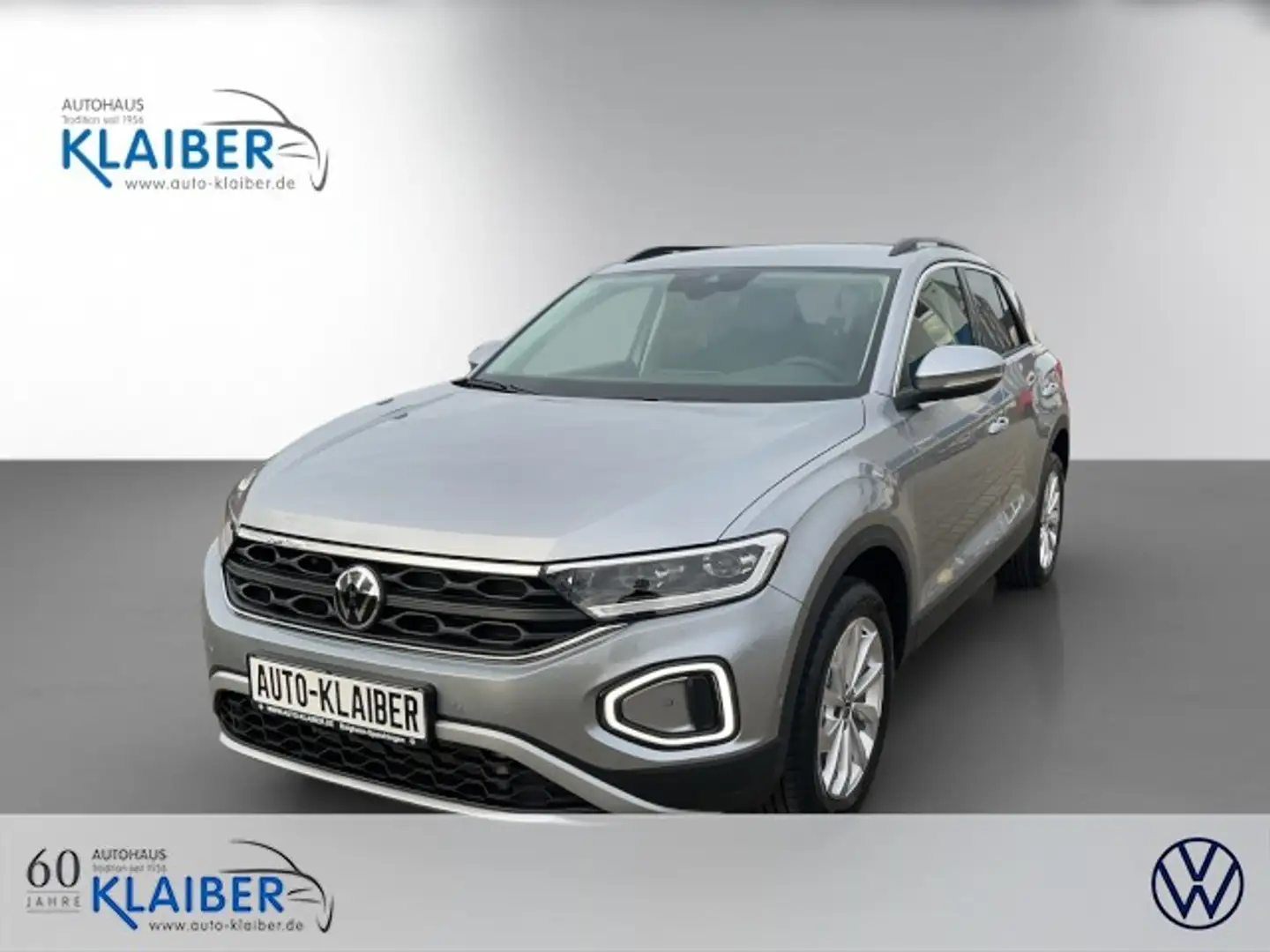 Volkswagen T-Roc Advanced 1.5 l TSI DSG NAVI+AHK+LED+KAMERA Klima Zilver - 1