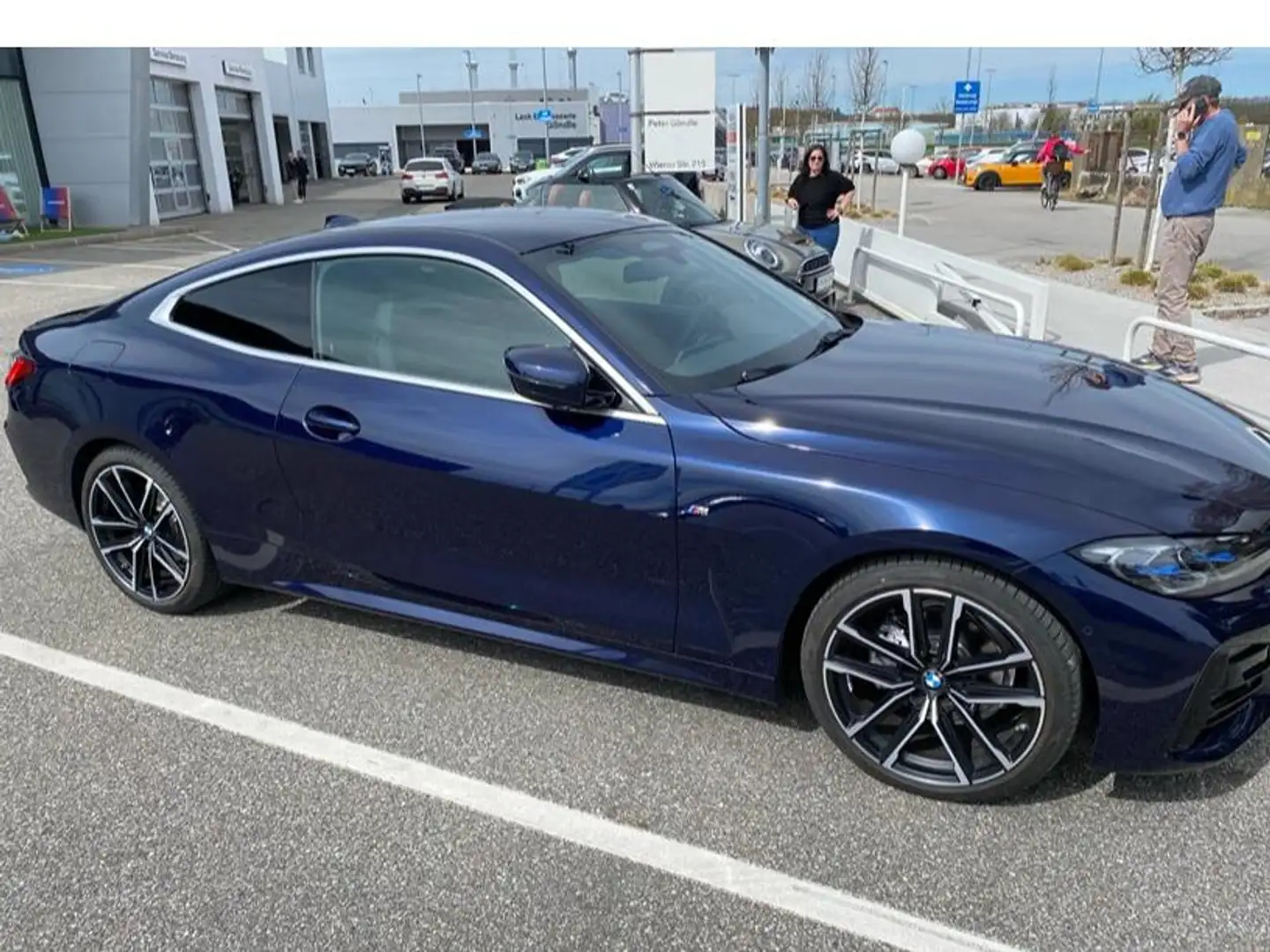 BMW 420 420d xDrive Coupe Aut. Blau - 1