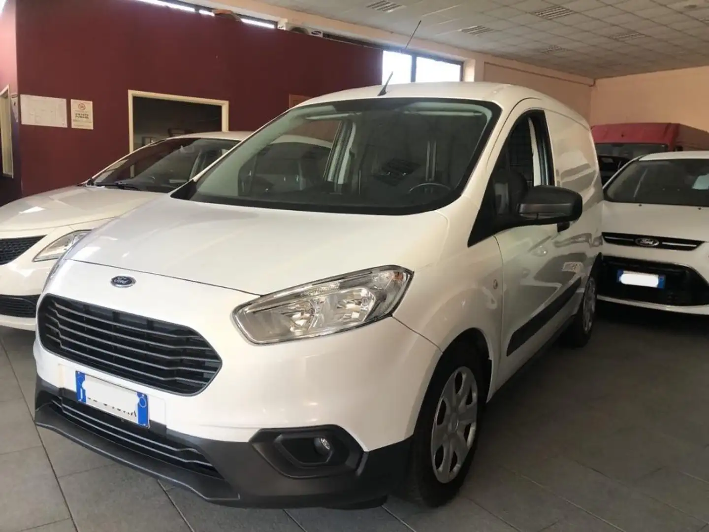 Ford Transit Courier 1.0 EcoBoost 100CV Van Trend Blanc - 1