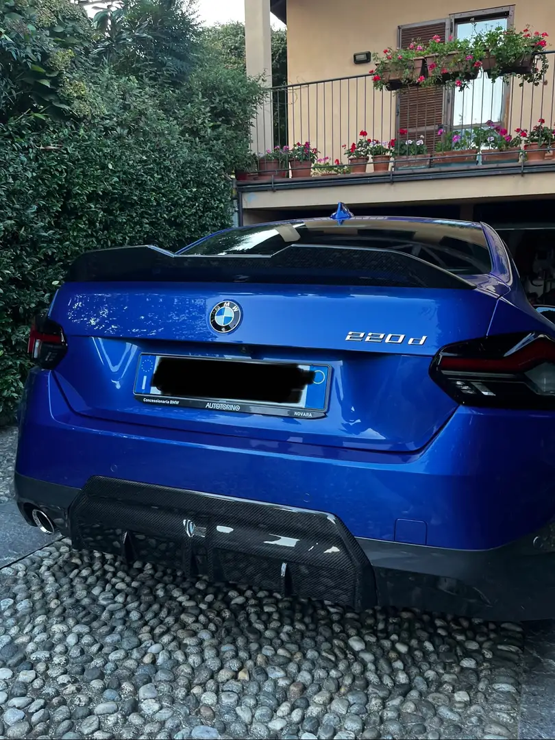 BMW 220 220d Coupe Msport MPerformance pack Blauw - 2