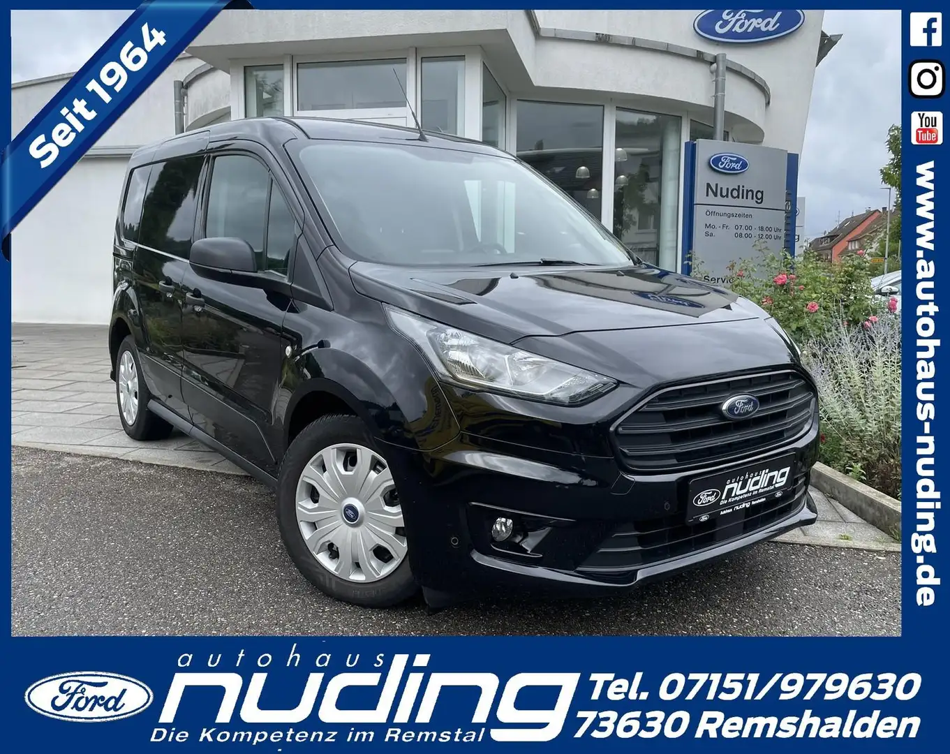 Ford Transit Connect 220 L1 Aut. Kasten Trend Navi/RFK Fekete - 1