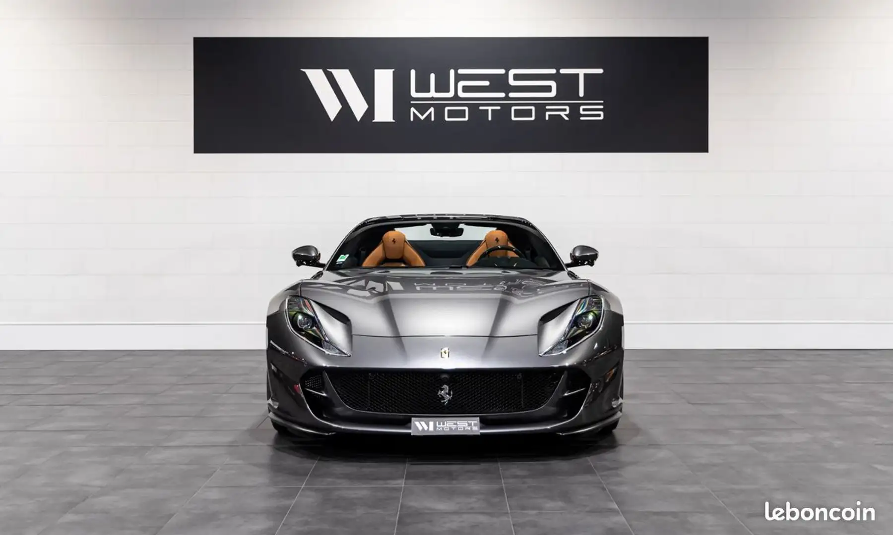 Ferrari 812 GTS V12 6.5 800 – Française Carbone Lift Cam. 360 Alcantara AFS 3 499 E-mois Gris - 2