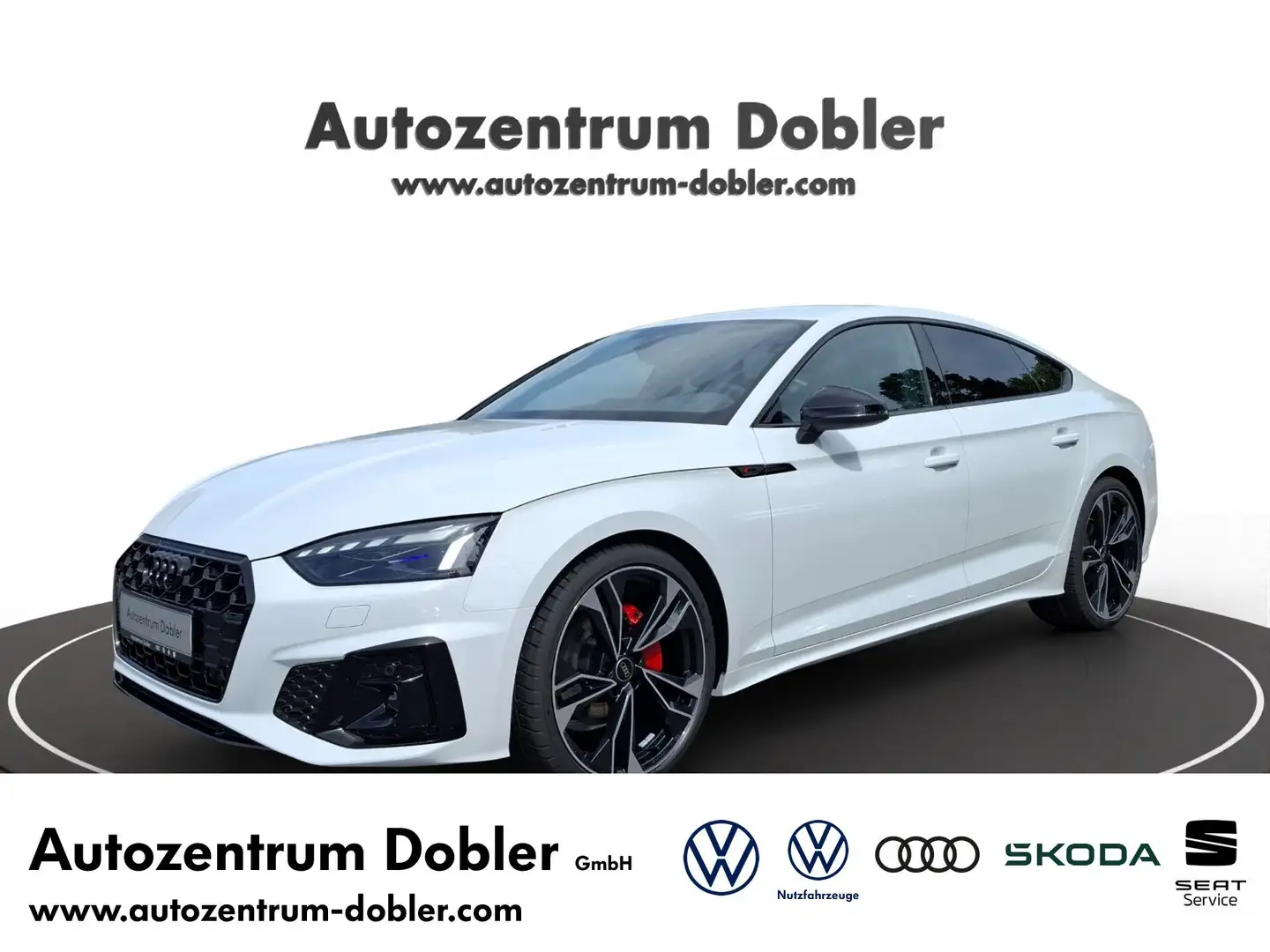 Audi A5 Sportb. S-line business 40 TDI comp. edition+ Blanc - 1