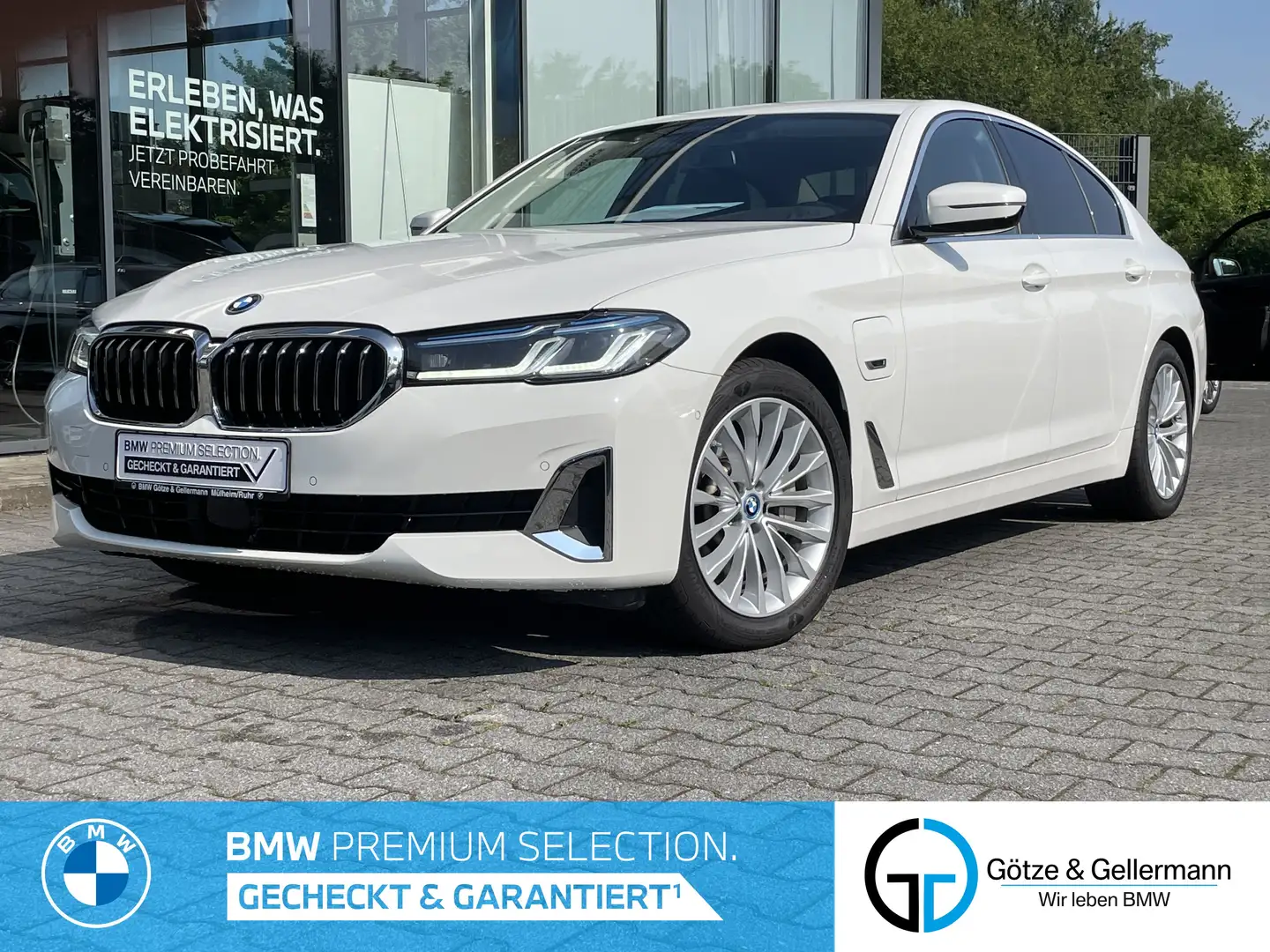 BMW 530 e Luxury Line //Leas. ab EUR 619,-inkl.* Weiß - 1