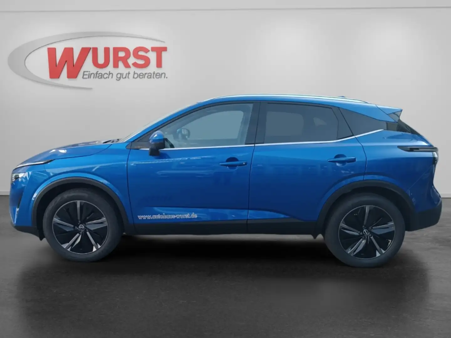 Nissan Qashqai Tekna 1.3 DIG-T MHEV X-Tronic BOSE-Sound Privacy N Blau - 2