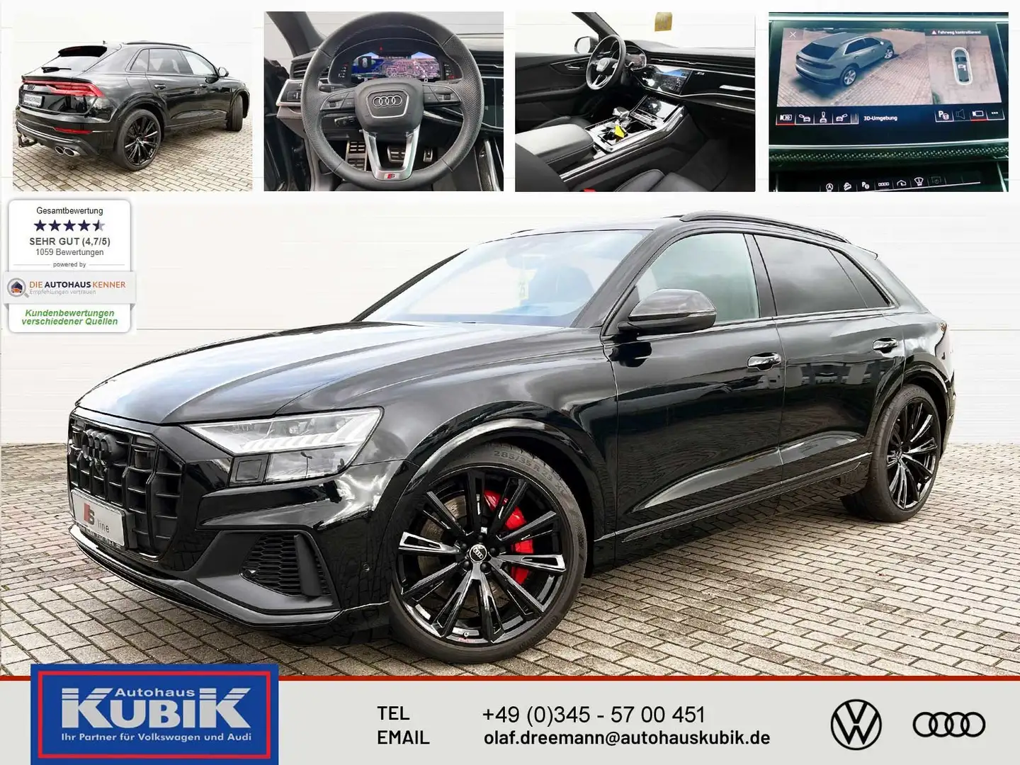 Audi SQ8 competition plus 4,0 TFSI quattro tiptronic+Carbon Noir - 1