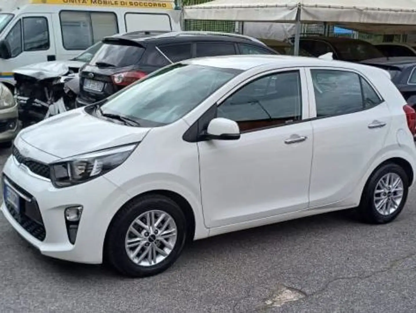 Kia Picanto Picanto III 2021 1.0 dpi Style Comfort Pack Gpl Bianco - 2